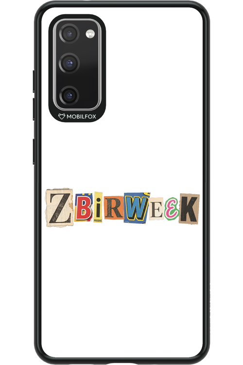 Zbirweek (white) 2.0 - Samsung Galaxy S20 FE