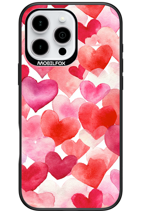 Water Painted Heart - Apple iPhone 16 Pro Max