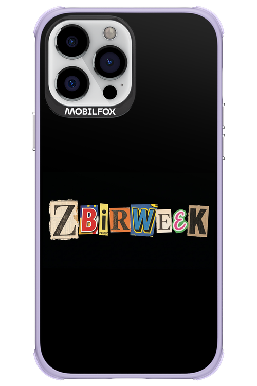 Zbirweek (black) 2.0 - Apple iPhone 13 Pro Max