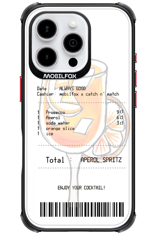 aperol spritz cocktail - Apple iPhone 16 Pro