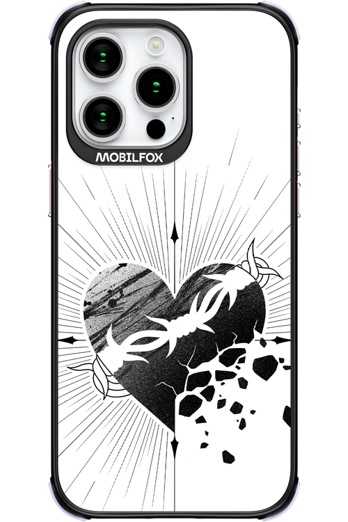 Fekete Szív 2.0 - Apple iPhone 15 Pro Max
