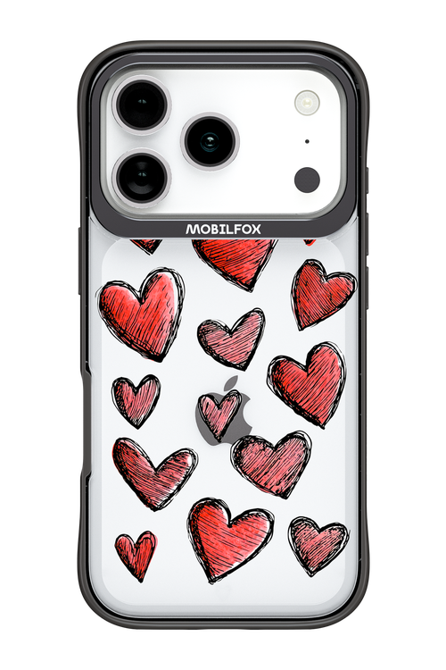 Red Love Transparent 2.0 - Apple iPhone 17 Pro