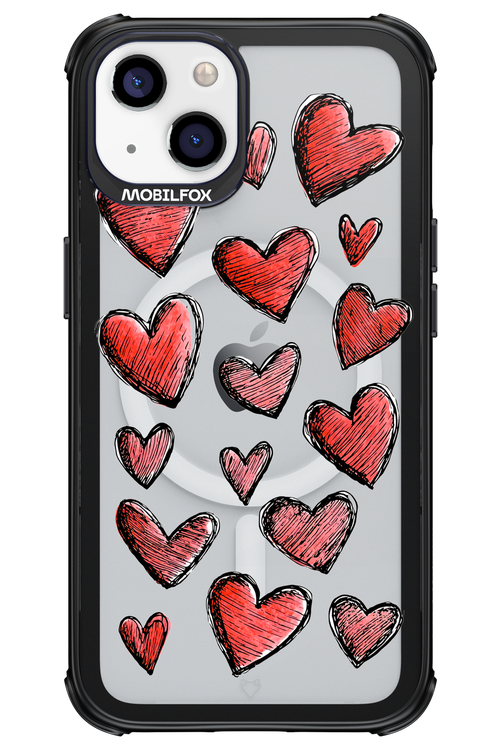 Red Love Transparent 2.0 - Apple iPhone 13