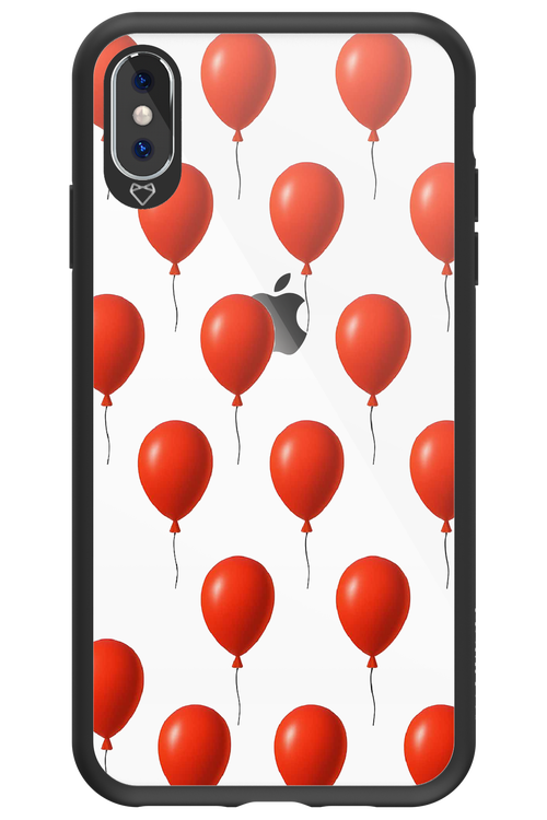 Red Balloons - Apple iPhone XS Max