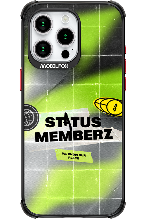 Status Memberz - Apple iPhone 15 Pro Max
