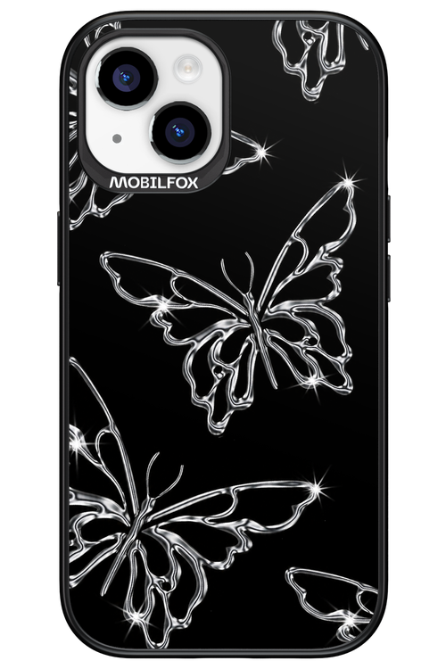 Silver Butterfly 2.0 - Apple iPhone 15