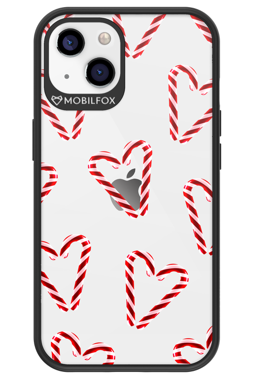 Candy Cane Hearts - Apple iPhone 13