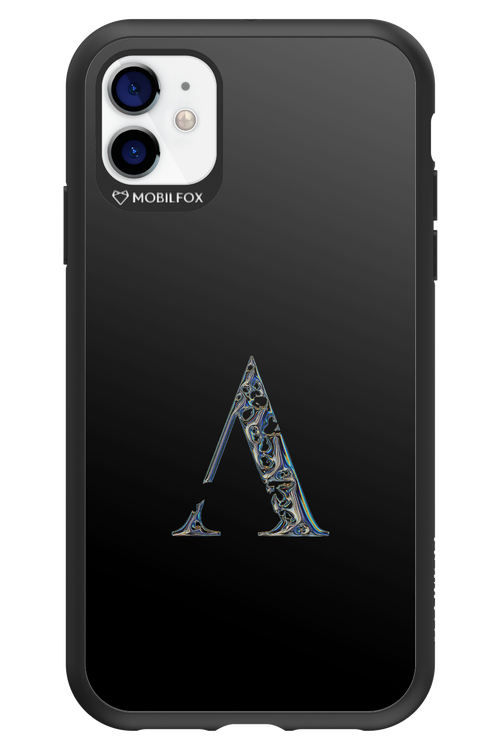 ⁠ ⁠Azteca A Chrome Logo - Apple iPhone 11