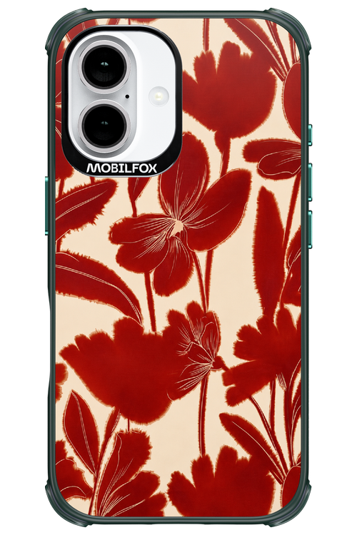 Burgundy Flowers 2.0 - Apple iPhone 16