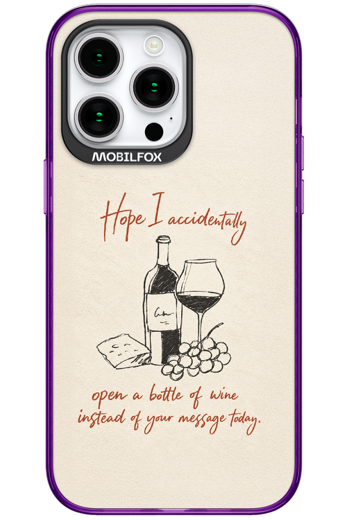 Bottle of wine 2.0 - Apple iPhone 15 Pro Max
