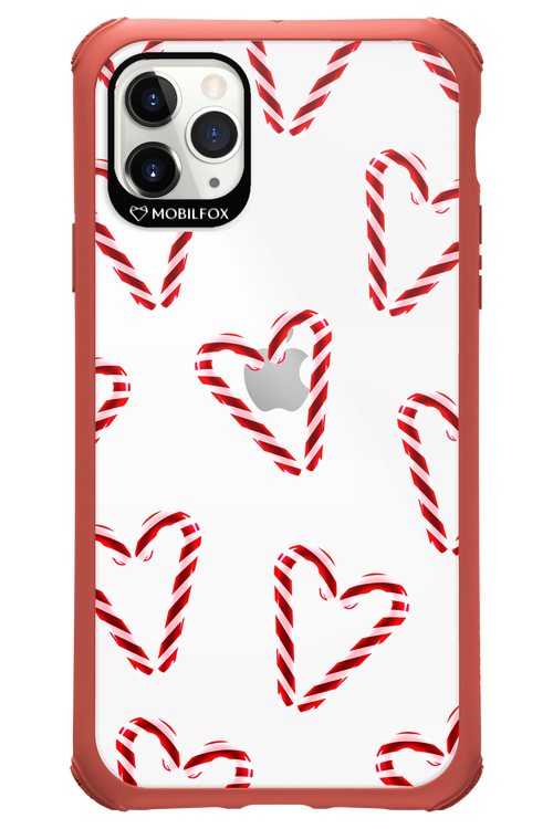 Candy Cane Hearts - Apple iPhone 11 Pro Max