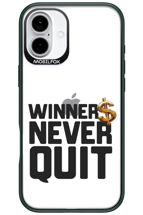 Winners Never Quit - Apple iPhone 16 Plus