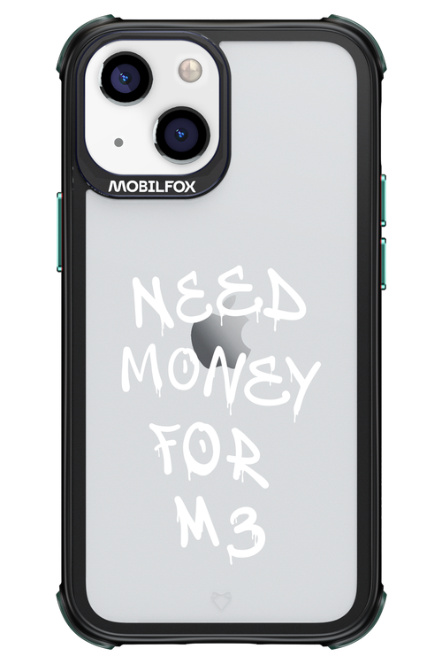 Need M3 Transparent White - Apple iPhone 13 Mini