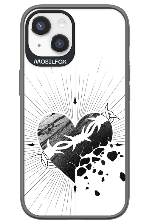 Fekete Szív - Apple iPhone 14