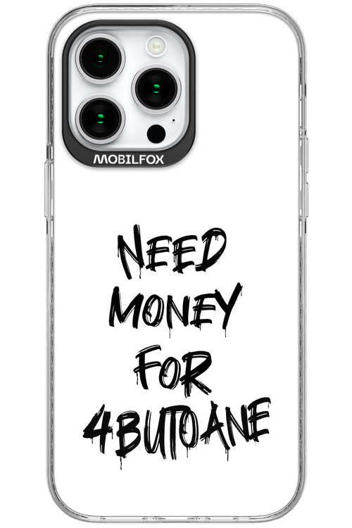 Need Money For Butoane Black - Apple iPhone 15 Pro Max