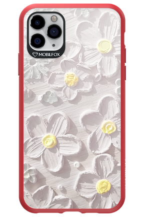 White Flowers - Apple iPhone 11 Pro Max