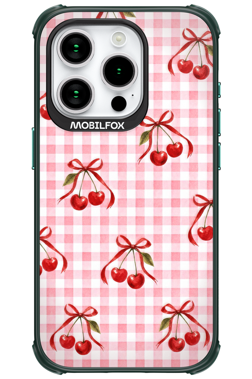 Pink Cherry Checked 2.0 - Apple iPhone 15 Pro