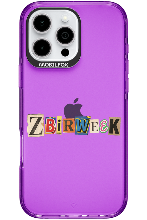 Zbirweek (transparent) 2.0 - Apple iPhone 16 Pro Max