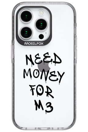 Need M3 Transparent Black - Apple iPhone 15 Pro