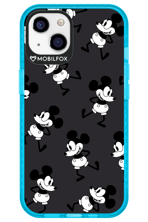 Iconic Mouse (antracite pattern) - Apple iPhone 13