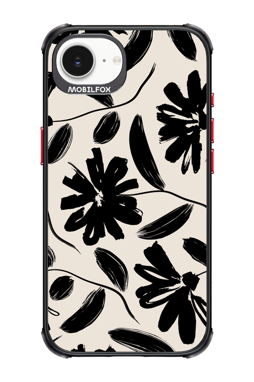 Monochrome Flowerss 2.0 - Apple iPhone 16e
