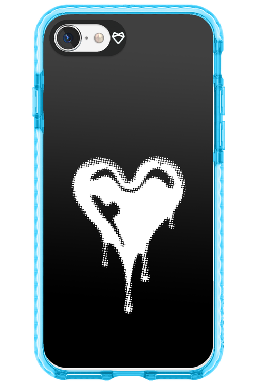 Heart Black - Apple iPhone SE 2020