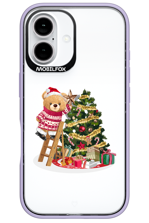 Christmas Bear (Transparent) - Apple iPhone 16
