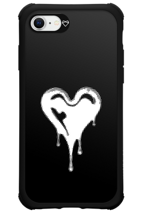 Heart Black - Apple iPhone SE 2020