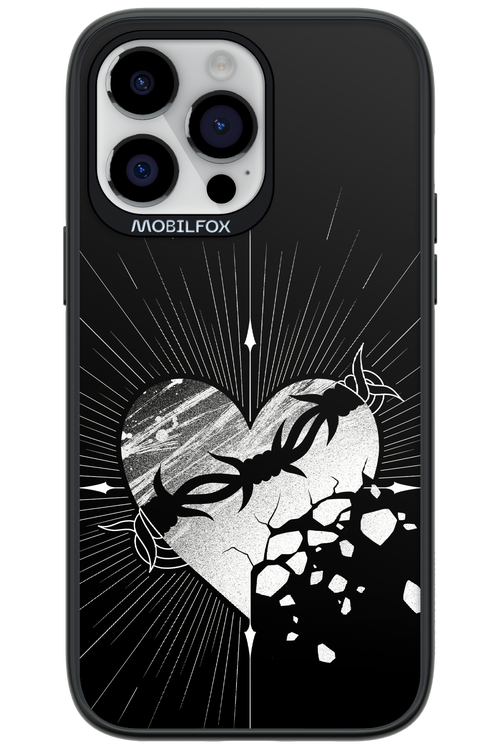 Fehér Szív - Apple iPhone 14 Pro Max