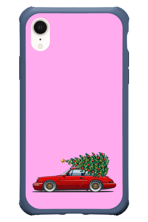 XMAS Car Pink - Apple iPhone XR