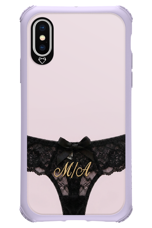 Black Panties 2.0 - Apple iPhone X