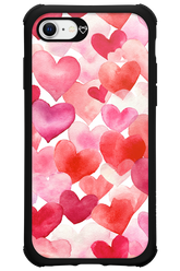 Water Painted Heart - Apple iPhone 8