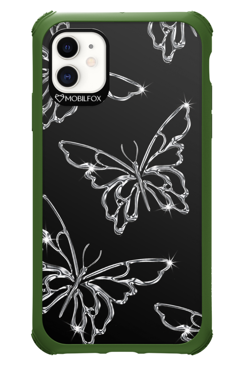 Silver Butterfly 2.0 - Apple iPhone 11