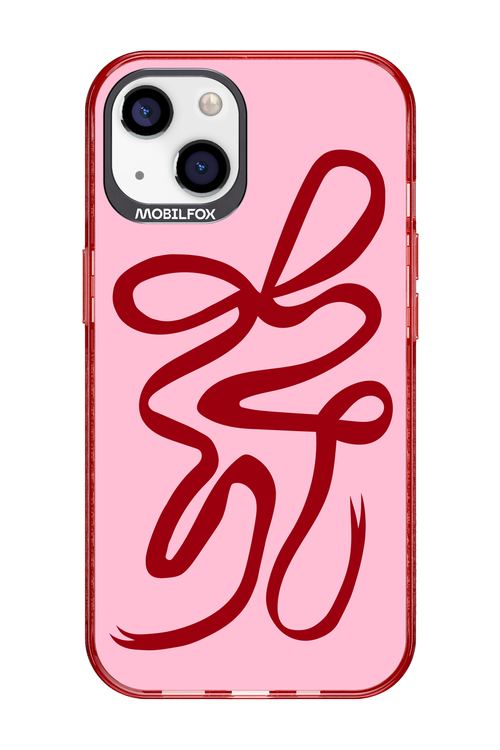 Burgundy Bow - Apple iPhone 13