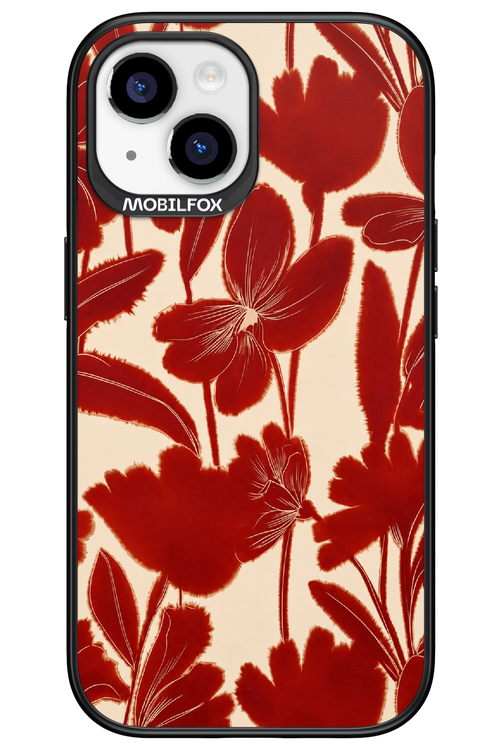 Burgundy Flowers 2.0 - Apple iPhone 15