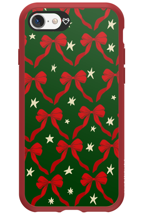 Bow & Stars (Green) - Apple iPhone 7