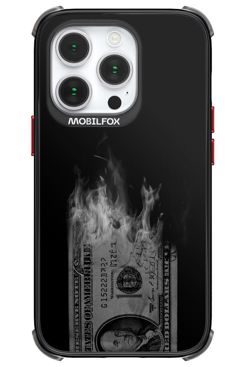 Money Burn B&W 2.0 - Apple iPhone 14 Pro