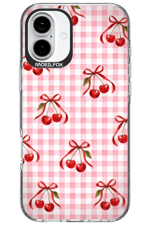 Pink Cherry Checked 2.0 - Apple iPhone 16 Plus
