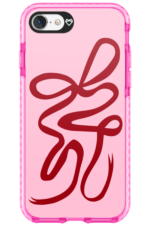 Burgundy Bow - Apple iPhone 7