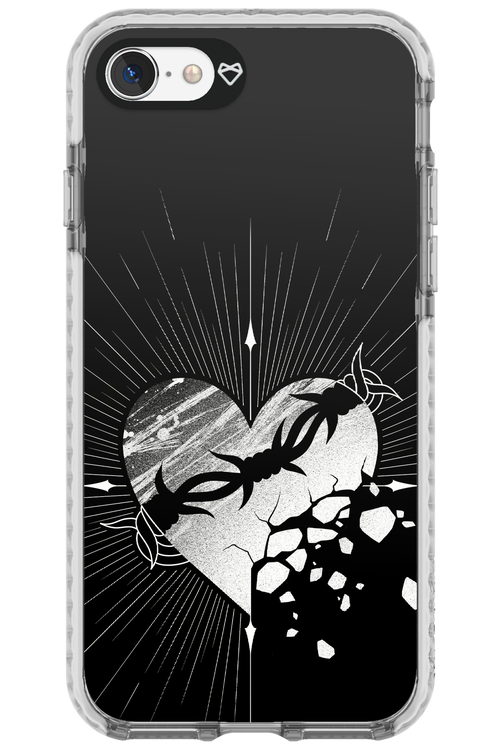 Fehér Szív - Apple iPhone 7