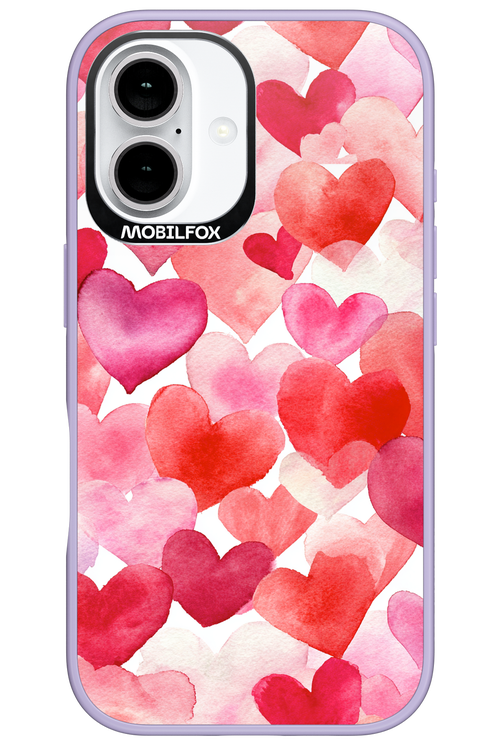 Water Painted Heart 2.0 - Apple iPhone 16