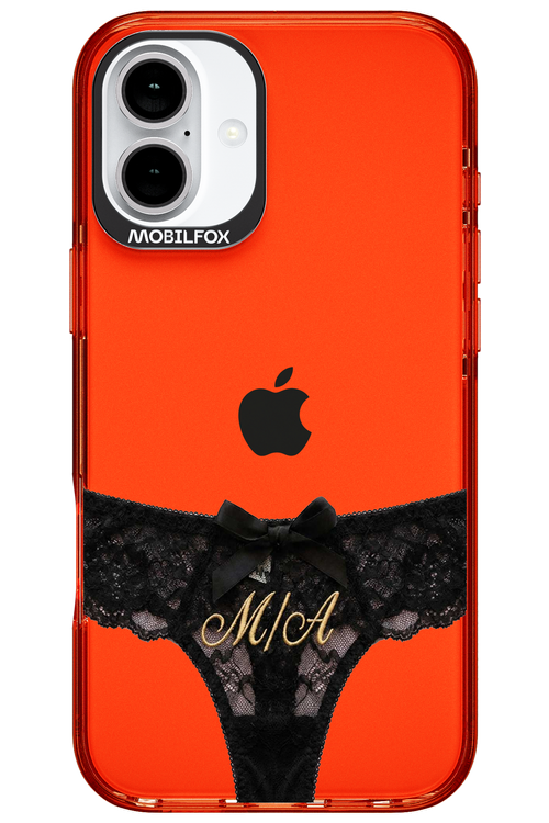 Black Panties Transparent 2.0 - Apple iPhone 16 Plus