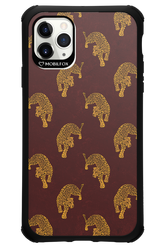 Burgundy Leopard Pattern - Apple iPhone 11 Pro Max