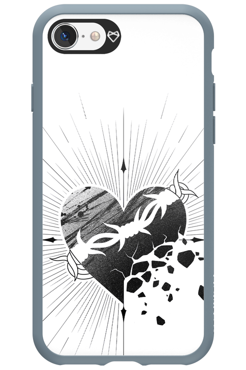 Fekete Szív 2.0 - Apple iPhone SE 2020