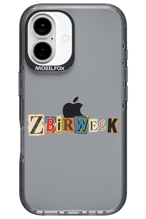 Zbirweek (transparent) 2.0 - Apple iPhone 16