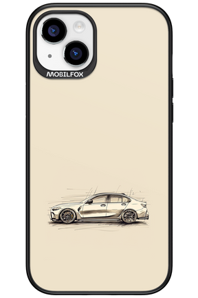 Sketch Car - Apple iPhone 15 Plus