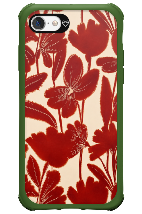 Burgundy Flowers 2.0 - Apple iPhone 7