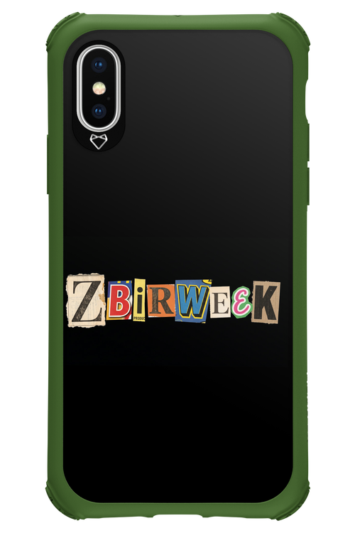 Zbirweek (black) 2.0 - Apple iPhone X