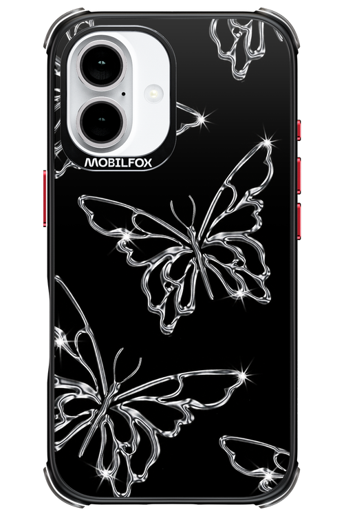 Silver Butterfly 2.0 - Apple iPhone 16