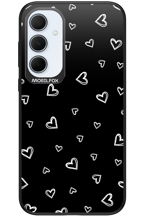 Monochrome Hearts 2.0 - Samsung Galaxy A35
